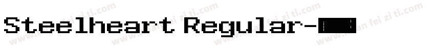 Steelheart Regular字体转换